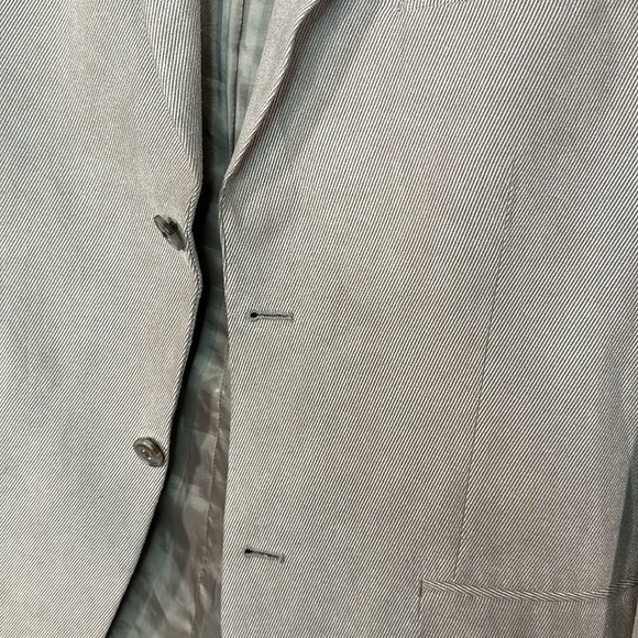 Haagar Cream, Tan Size 40L Corduroy Blazer - Picture 2 of 4